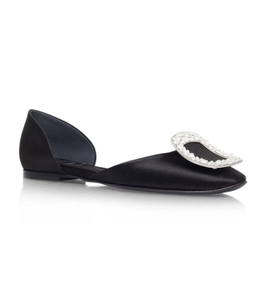 商品Roger Vivier|Chips Strass Ballerina Flats,价格¥10681,第1张图片