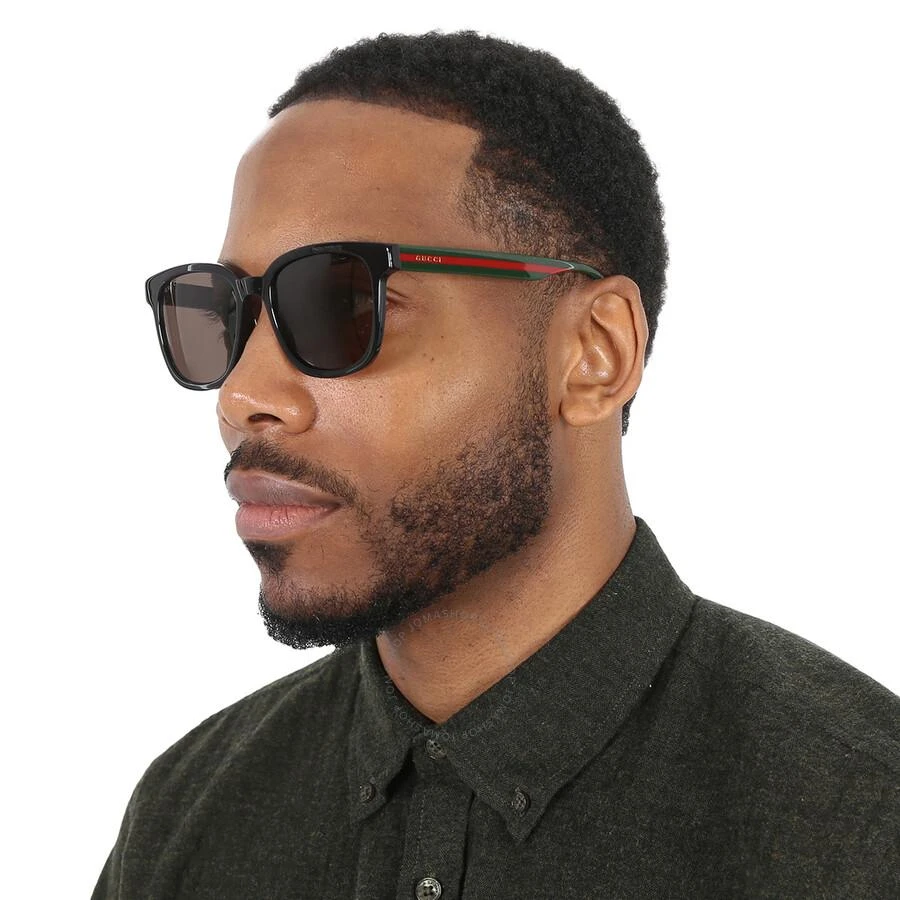 商品Gucci|Grey Square Men's Sunglasses GG0848SK 001 54,价格¥1495,第2张图片详细描述