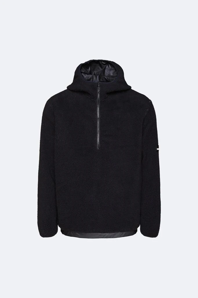 商品RAINS|Rains Fleece Pullover Hoodie - Black,价格¥393,第1张图片