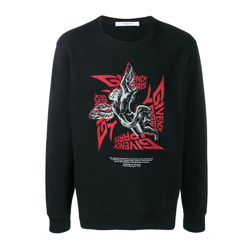 商品Givenchy|GIVENCHY 黑色男士卫衣/帽衫 BMJ03330AF-001,价格¥3681,第1张图片