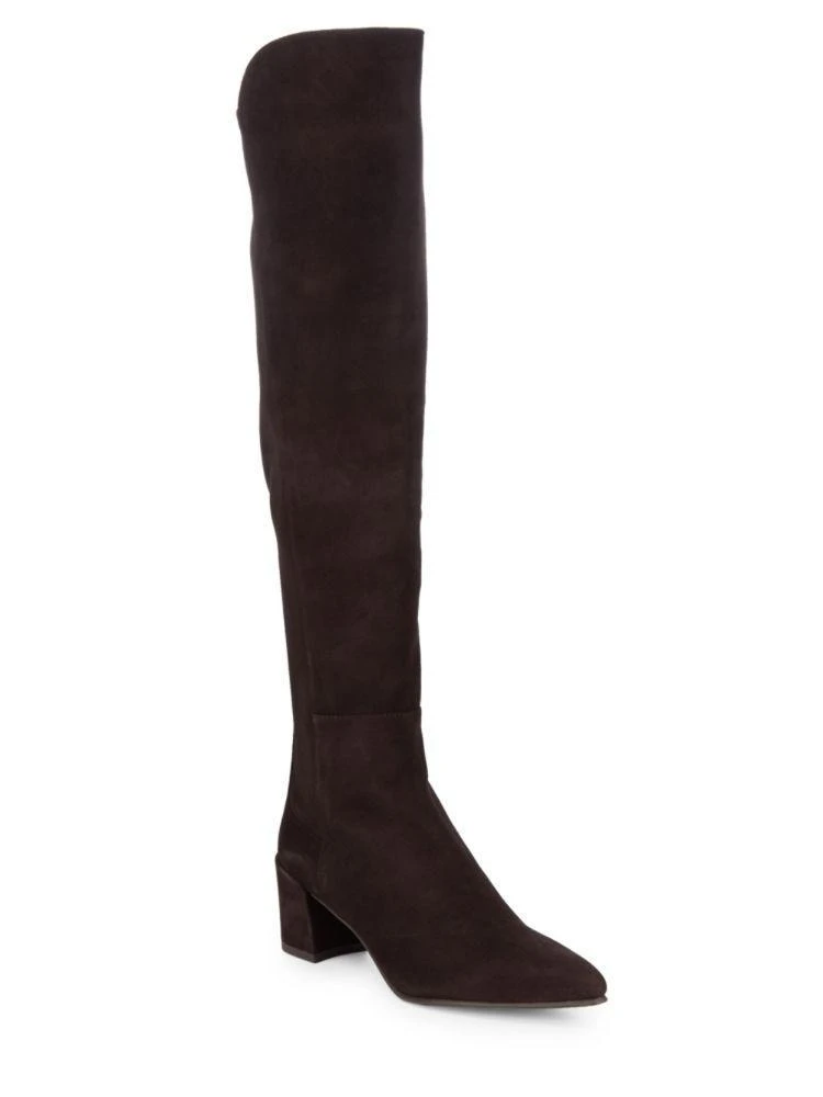 商品Stuart Weitzman|麂皮过膝靴,价格¥1735,第1张图片