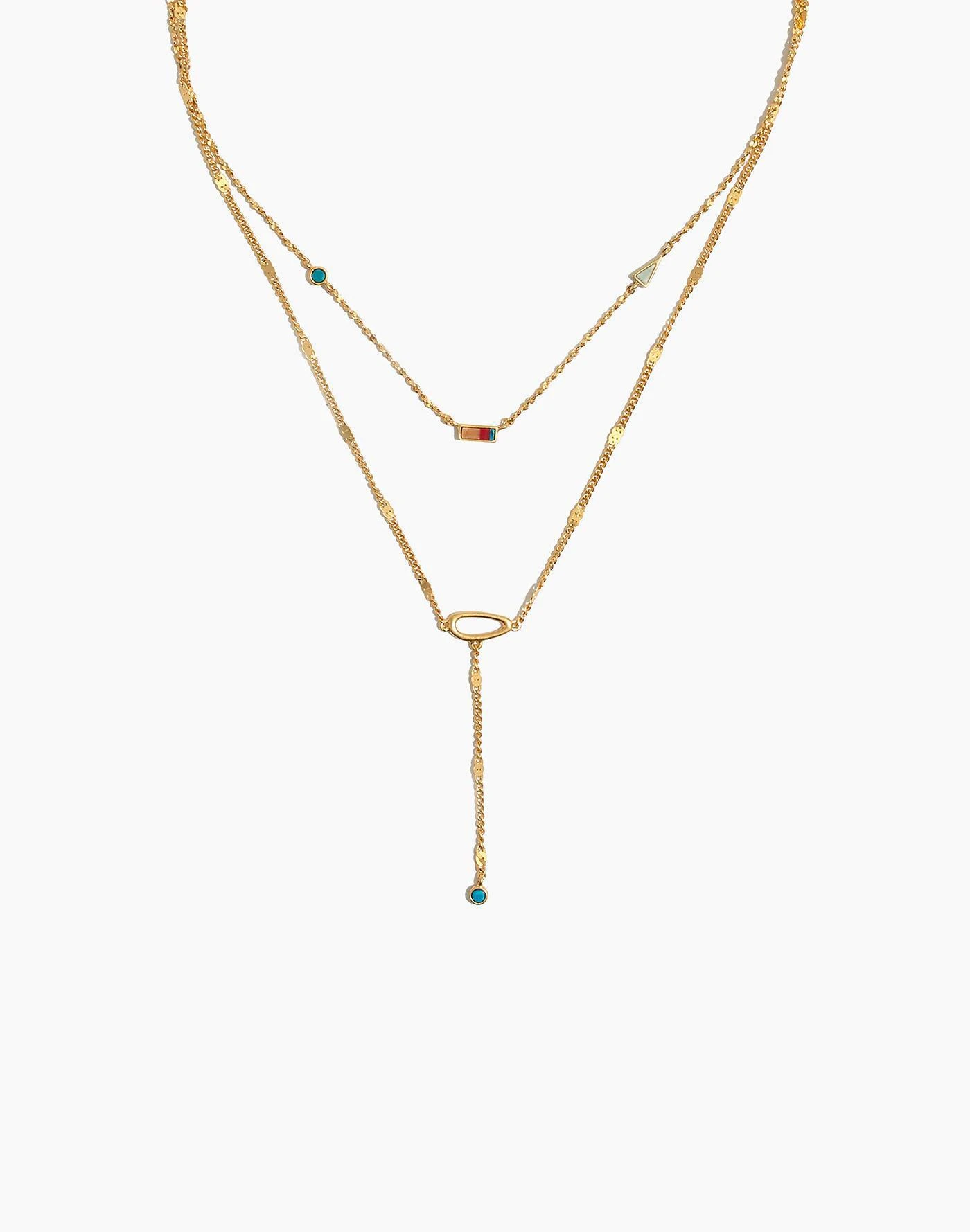 商品Madewell|Desert Sunset Necklace Set,价格¥196,第1张图片