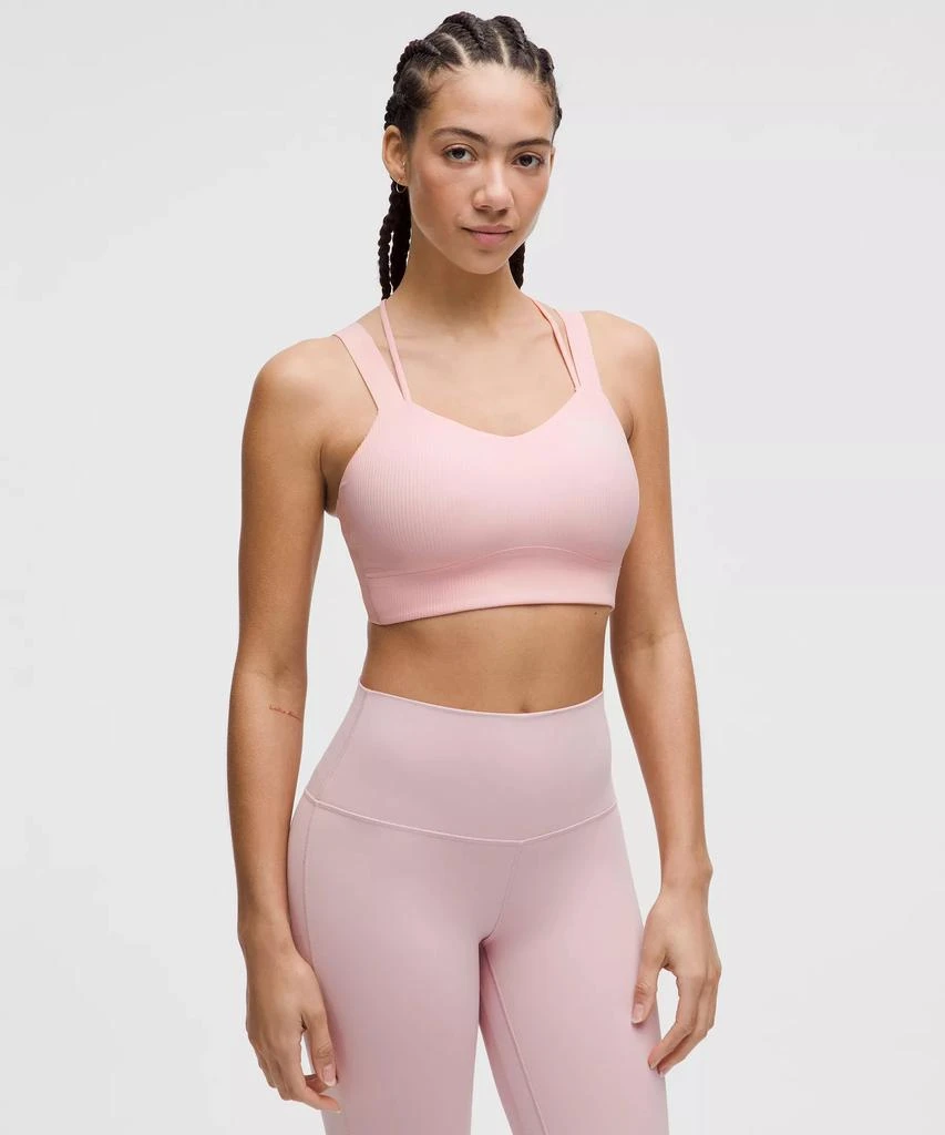 商品Lululemon|Like a Cloud Ribbed Longline Bra *Light Support, D/DD Cup,价格¥463,第5张图片详细描述