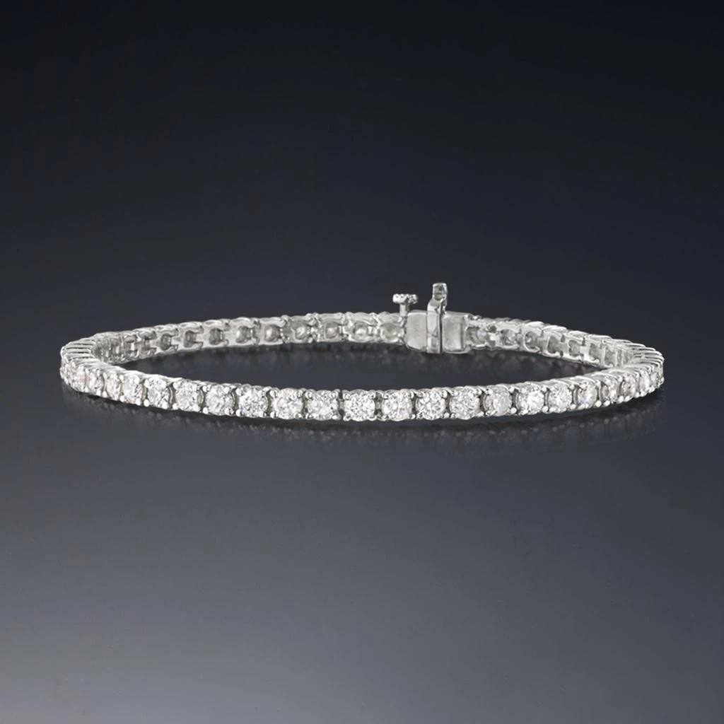 商品Ross-Simons|Diamond Tennis Bracelet in 14kt Yellow Gold,价格¥37022,第3张图片详细描述