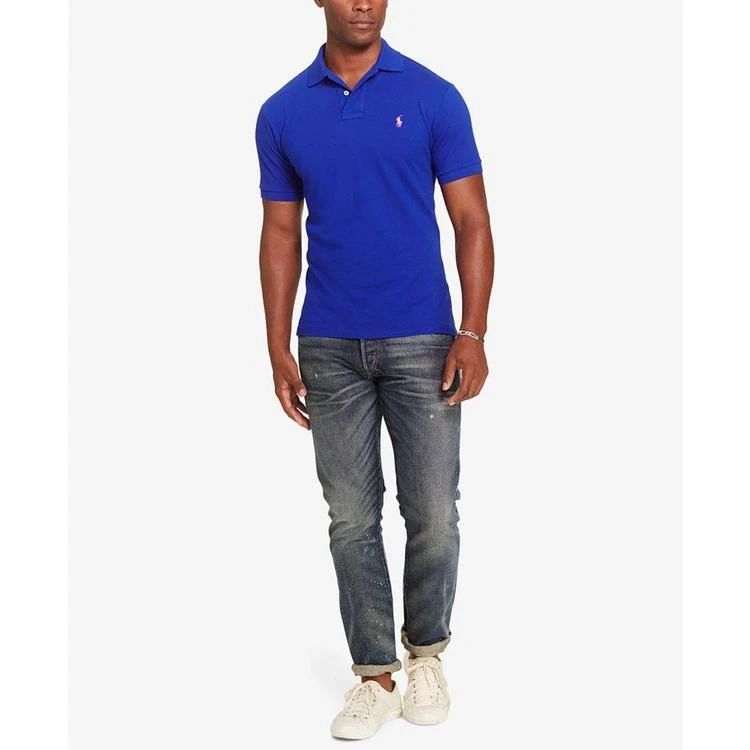 商品Ralph Lauren|Men's Slim-Fit Cotton Mesh Polo,价格¥218,第5张图片详细描述