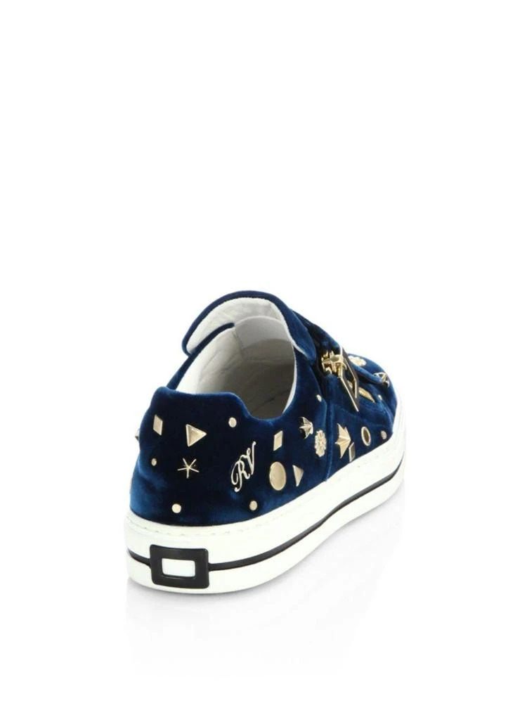 商品Roger Vivier|Astre Studded Velvet Sneakers,价格¥7471,第2张图片详细描述