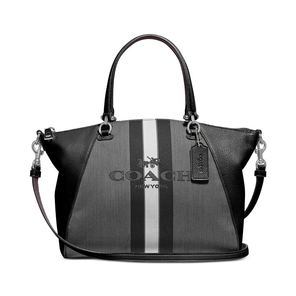 商品Coach|Horse And Carriage Jacquard Prairie Satchel,价格¥2066,第1张图片