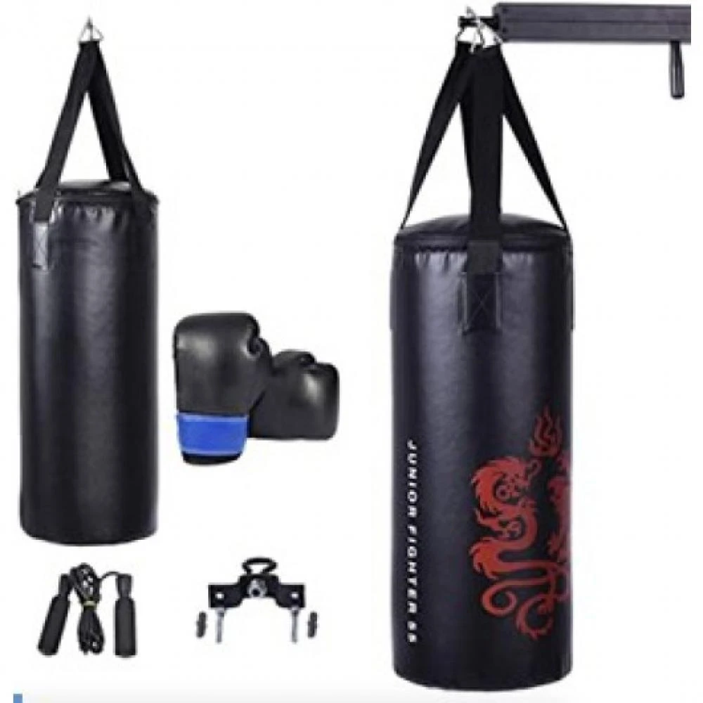 商品Hivvago|5 Pieces 40Lbs Filled Punching Boxing Set with Jump Rope and Gloves,价格¥815,第3张图片详细描述