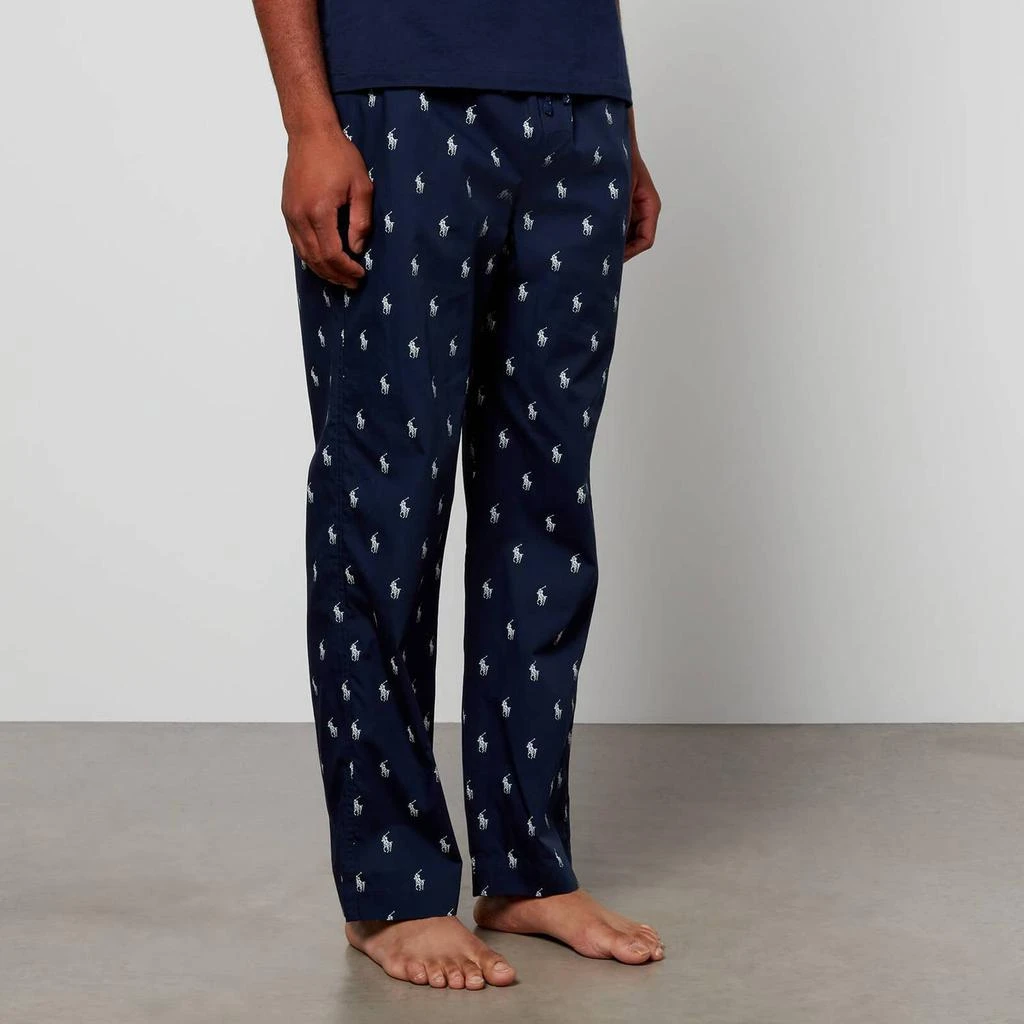 商品Ralph Lauren|Polo Ralph Lauren Logo-Print Cotton Pyjama Trousers,价格¥312,第1张图片