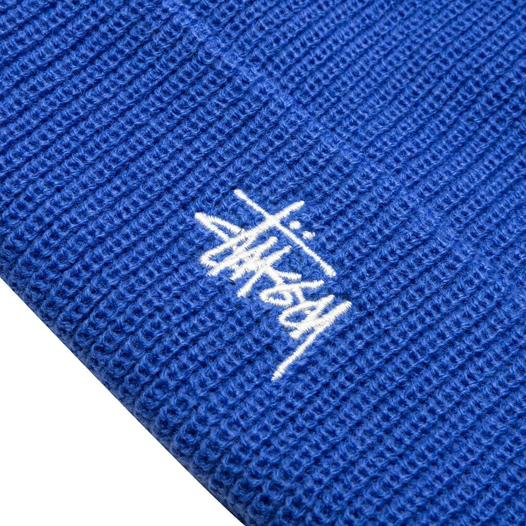 商品STUSSY|Stussy Basic Cuff Beanie - Blue,价格¥305,第2张图片详细描述