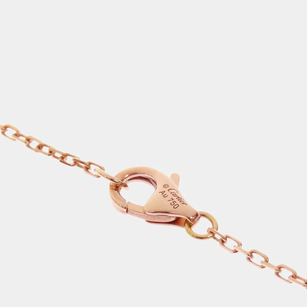 商品[二手商品] Cartier|Cartier 18K Rose Gold Diamond 0.10 Double C De Cartier Necklace ,价格¥23857,第4张图片详细描述