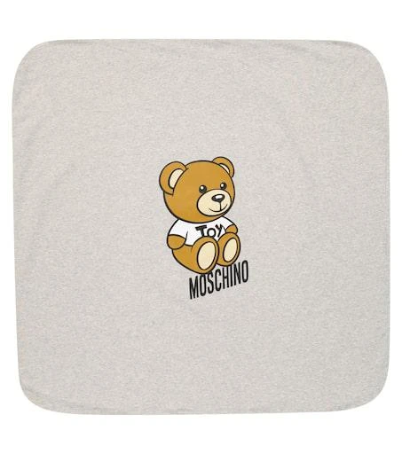商品Moschino|婴幼儿 — 棉质混纺毯子,价格¥577,第1张图片
