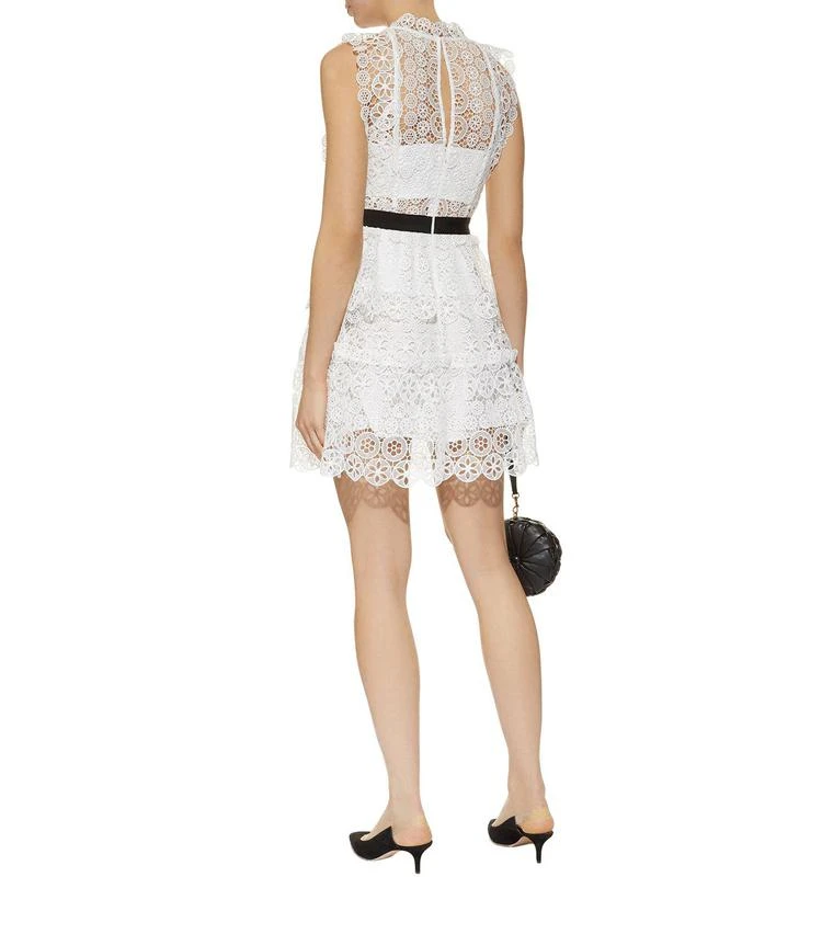 商品Self Portrait|Circle Floral Lace Mini Dress,价格¥1222,第3张图片详细描述