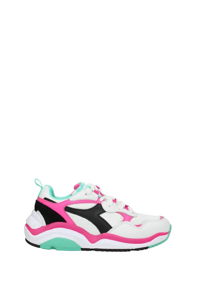 商品Diadora|Sneakers Fabric White Fuchsia,价格¥534,第1张图片