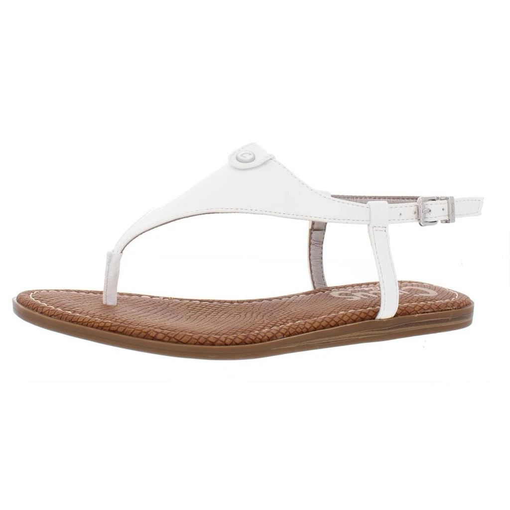 商品Sam Edelman|Circus by Sam Edelman Womens Carolina Faux Leather Buckle Thong Sandals,价格¥101,第1张图片