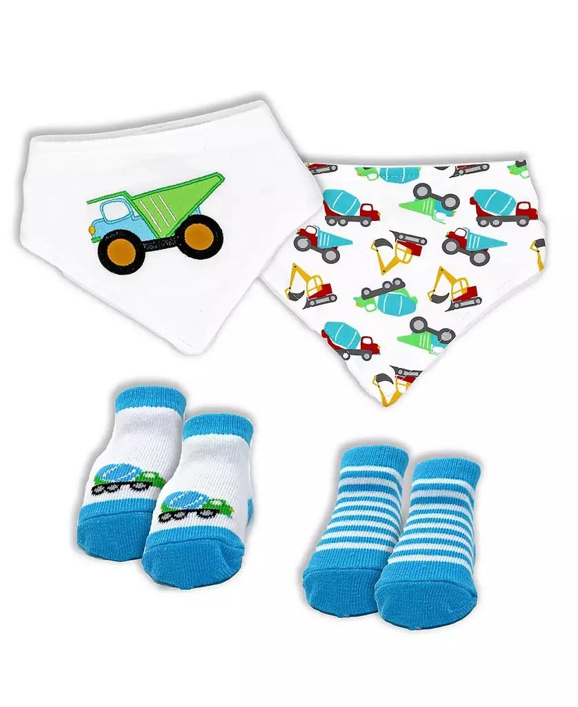 商品Baby Mode|Baby Boys Closure Bibs and Socks, 8 Piece Set,价格¥187,第2张图片详细描述