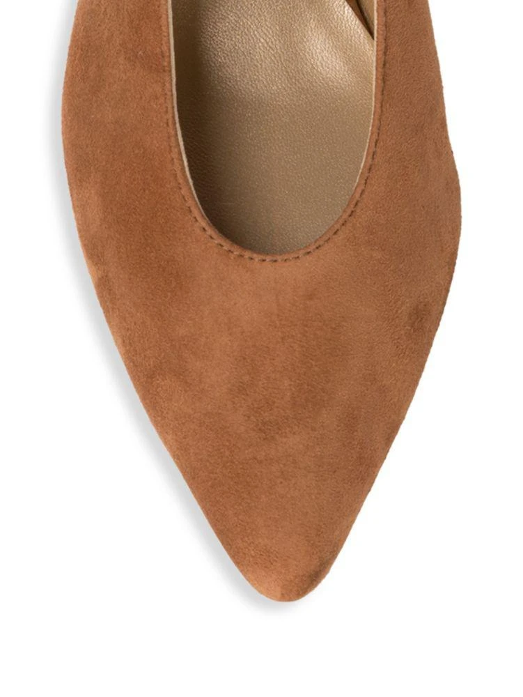商品Stuart Weitzman|Lamella 麂皮粗跟奶奶鞋,价格¥1104,第3张图片详细描述