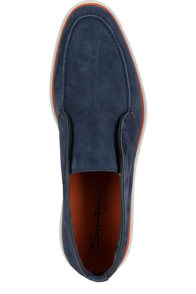 商品Santoni|Santoni Drangon Almond Toe Slip-On Boots,价格¥2966,第4张图片详细描述