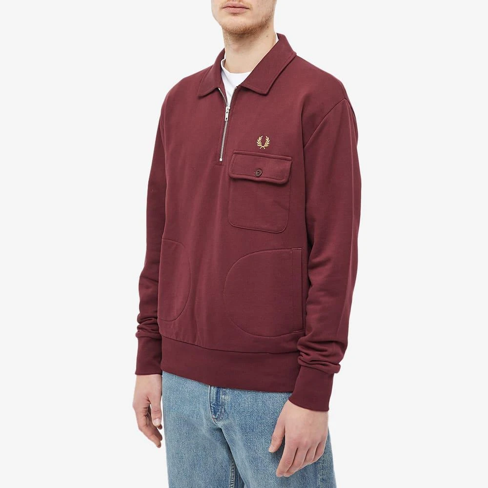 商品Fred Perry|Fred Perry Half-Zip Sweat,价格¥665,第2张图片详细描述