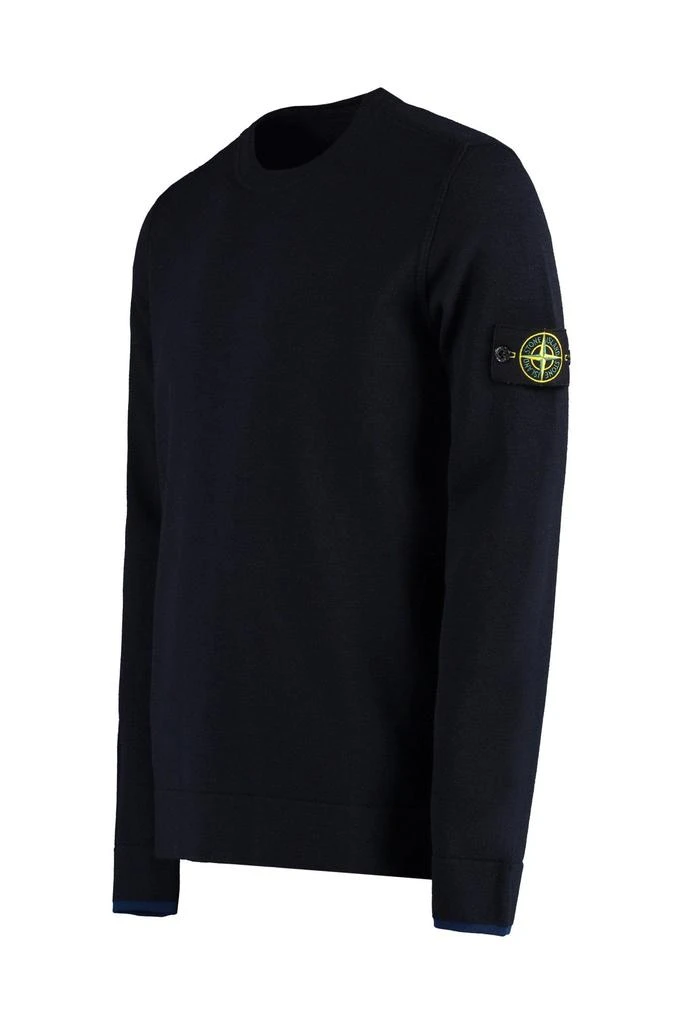 商品Stone Island|Stone Island Virgin Wool Crew-neck Pullover - Men,价格¥3587,第3张图片详细描述