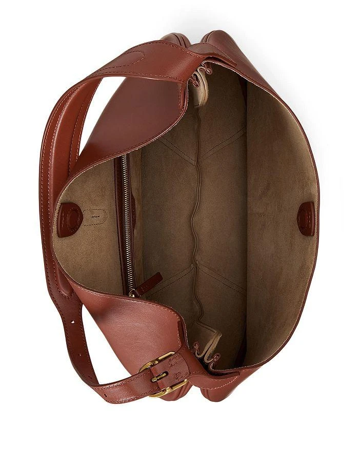 商品Ralph Lauren|女士 Polo ID 大号 Hobo 单肩包,价格¥5884,第2张图片详细描述