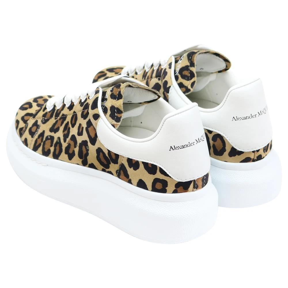 商品Alexander McQueen|Beige Leopard Print Chunky Trainers,价格¥1386,第2张图片详细描述