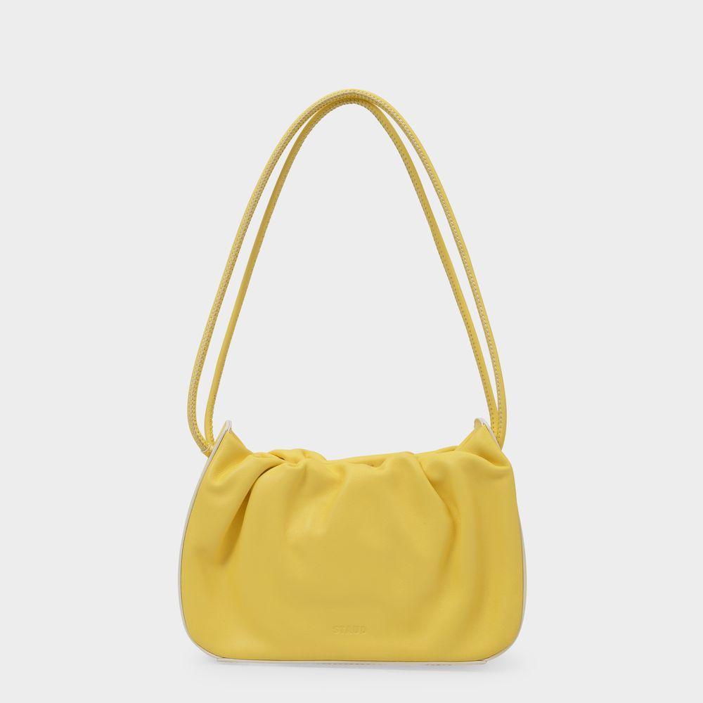 商品Staud|Kiki Bag in Yellow Leather,价格¥2959,第1张图片