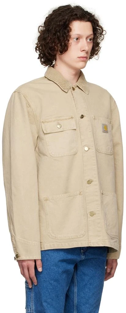 商品Carhartt WIP|Brown Garment-Dyed Denim Jacket,价格¥882,第2张图片详细描述