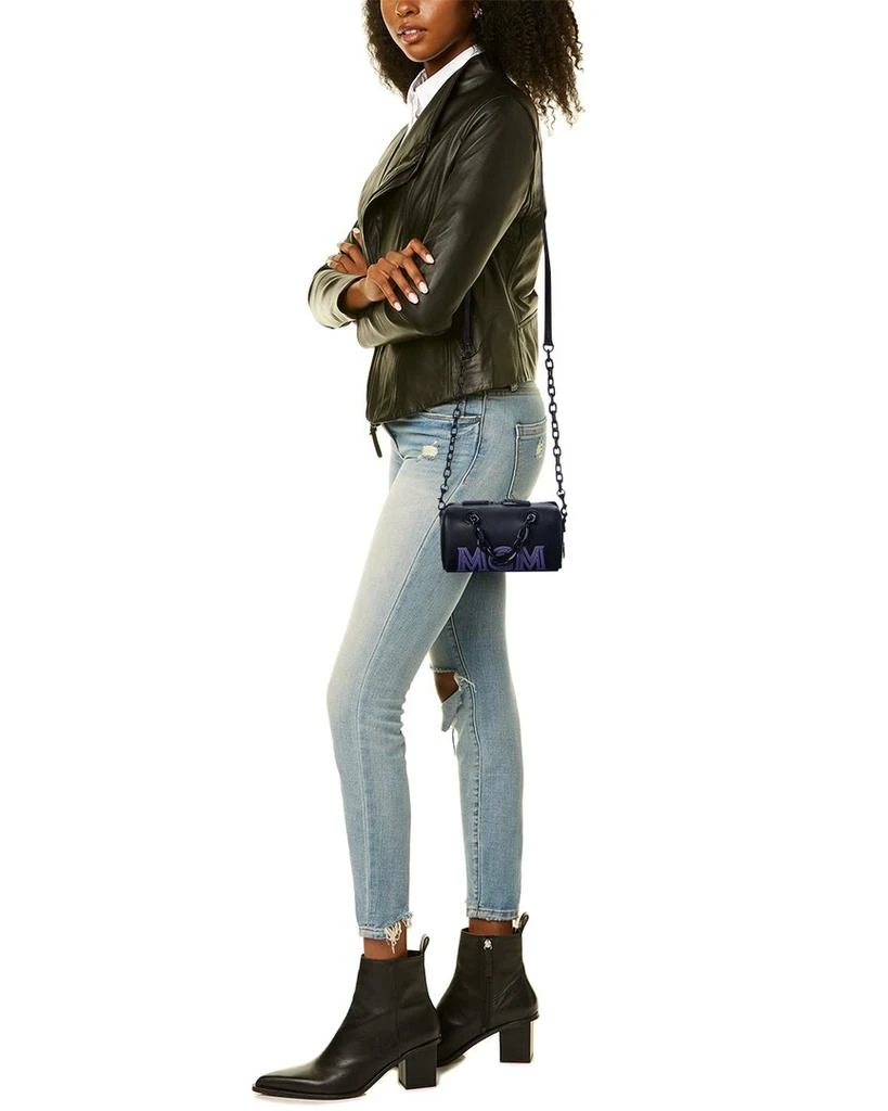 商品MCM|MCM Leather Boston Bag,价格¥3747,第4张图片详细描述