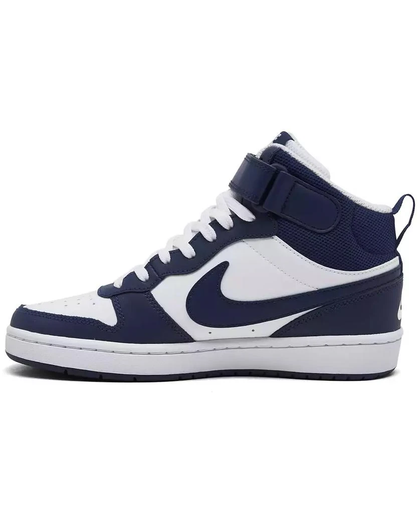 商品NIKE|Big Kids Court Borough Mid 2 Casual Sneakers from Finish Line,价格¥501,第3张图片详细描述