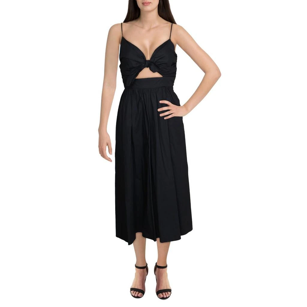 商品A.L.C.|A.L.C. Womens Daniela 100%Organic Cotton Spaghetti Straps Midi Dress,价格¥351,第1张图片
