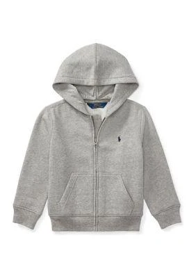 商品Ralph Lauren|Lauren Childrenswear Boys 2 7 Cotton Blend Fleece Hoodie,价格¥452,第1张图片