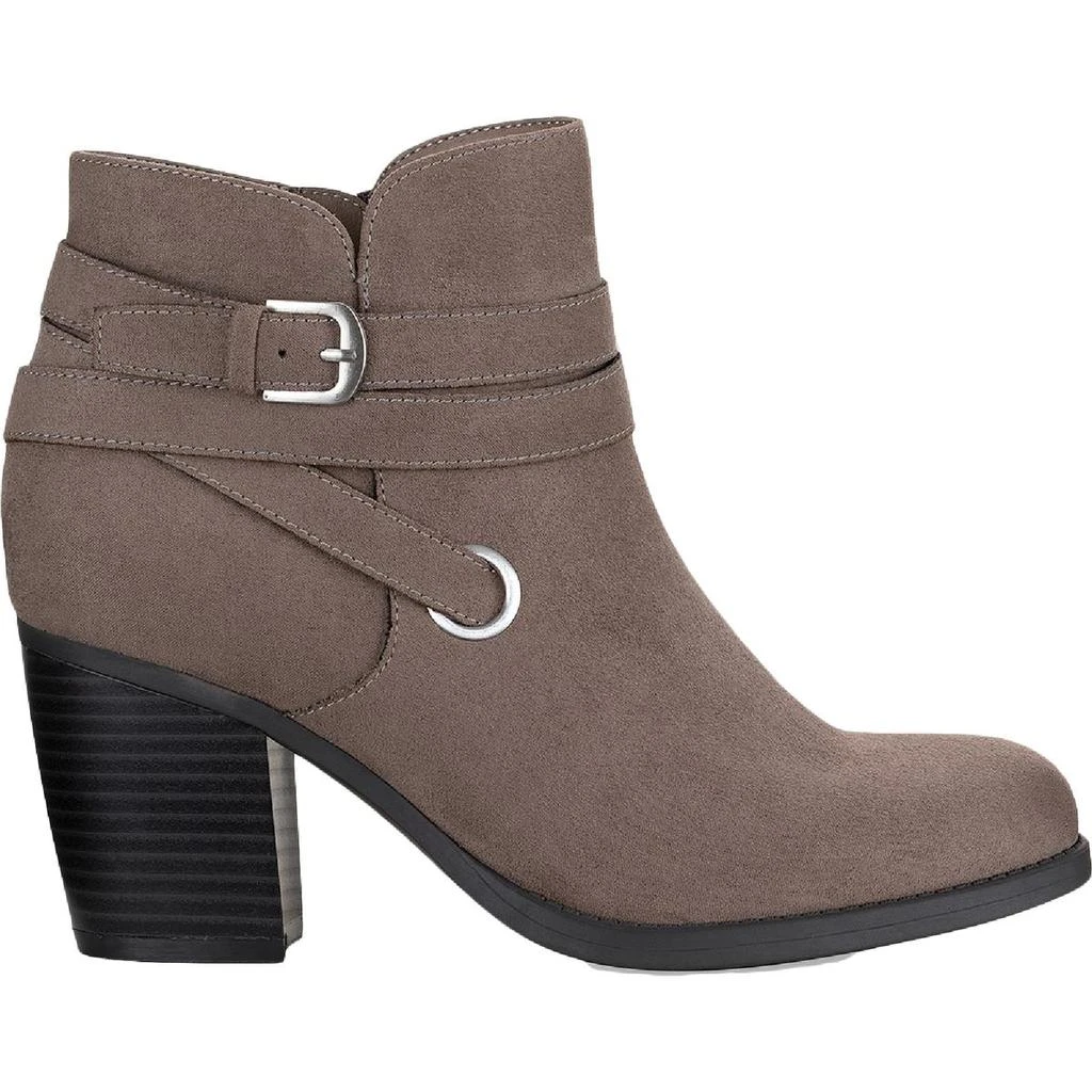 商品Style & Co|Style & Co. Womens Zolaa Faux Suede Block Heel Ankle Boots,价格¥77,第4张图片详细描述