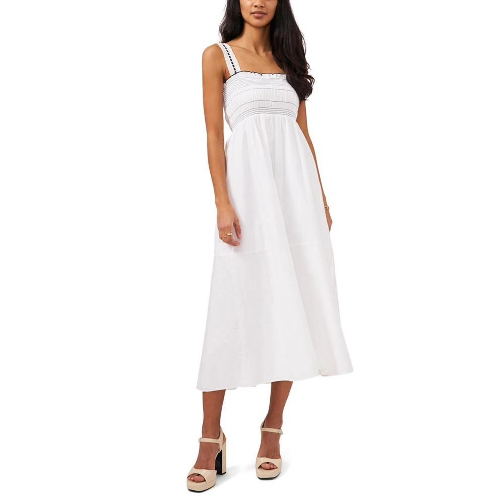 商品1. State|Women's Cotton Smocked Dress,价格¥442,第1张图片