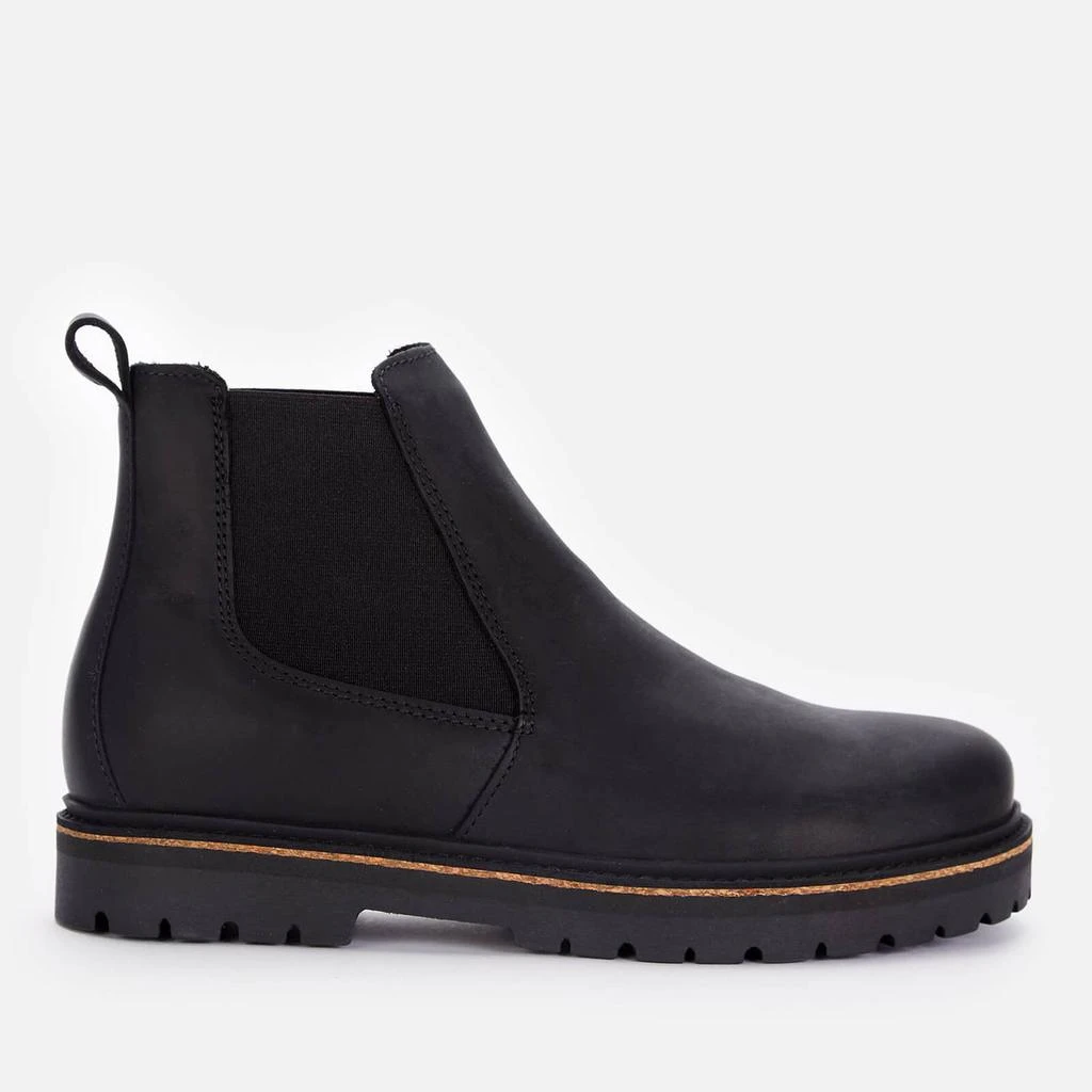 商品Birkenstock|BIRKENSTOCK WOMEN'S STALON NUBUCK CHELSEA BOOTS - BLACK,价格¥1475,第1张图片