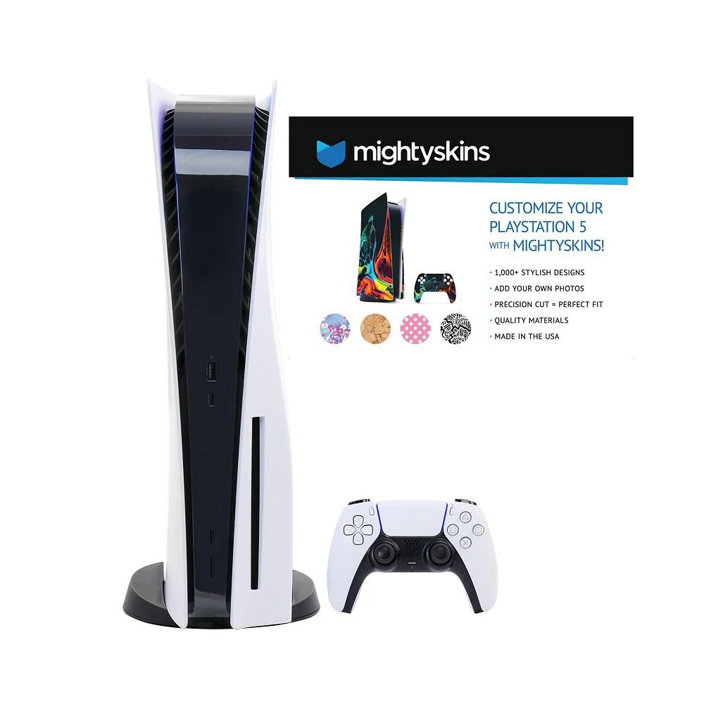 商品Playstation|5 Core Console with Mighty Skins Voucher,价格¥4859,第1张图片