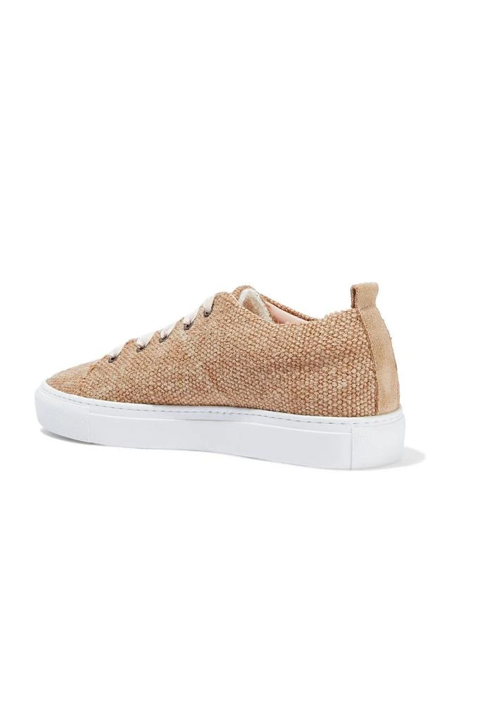 商品MANEBÍ|Hamptons suede-trimmed jute sneakers,价格¥932,第3张图片详细描述