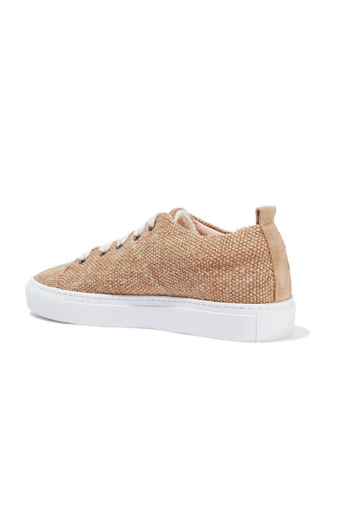 商品MANEBÍ|Hamptons suede-trimmed jute sneakers,价格¥905,第5张图片详细描述