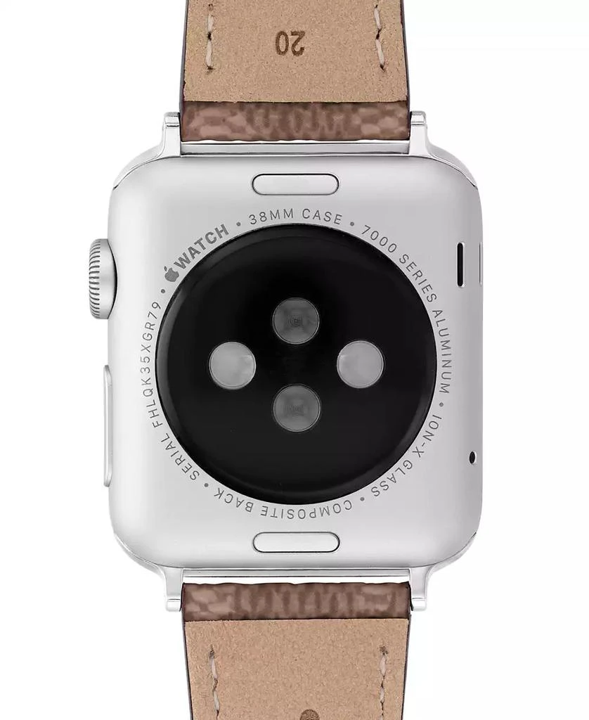 商品Coach|Brown Canvas Strap 38/40/41mm Apple Watch Band,价格¥554,第3张图片详细描述