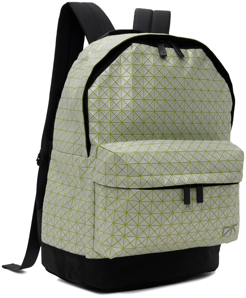 商品Issey Miyake|Green & Silver Daypack Reflector Backpack,价格¥7330,第2张图片详细描述