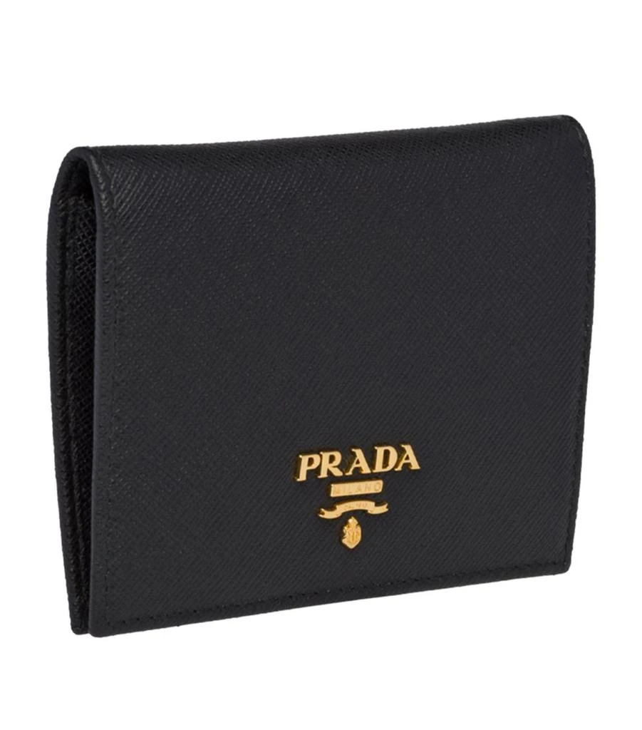 商品Prada|Small Saffiano Leather Bifold Wallet,价格¥5658,第3张图片详细描述