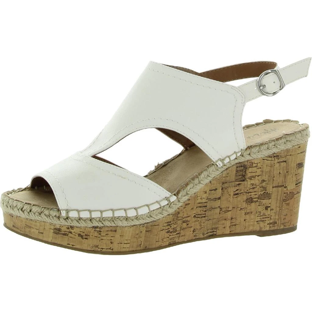 商品Style & Co|Style & Co. Womens Ferann Padded Insole Cork Wedge Sandals,价格¥84,第2张图片详细描述