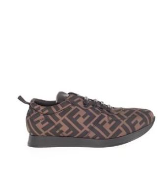 商品Fendi|FENDI 棕色女童运动鞋 JMR339-A8CE-F0R7V,价格¥1189,第1张图片