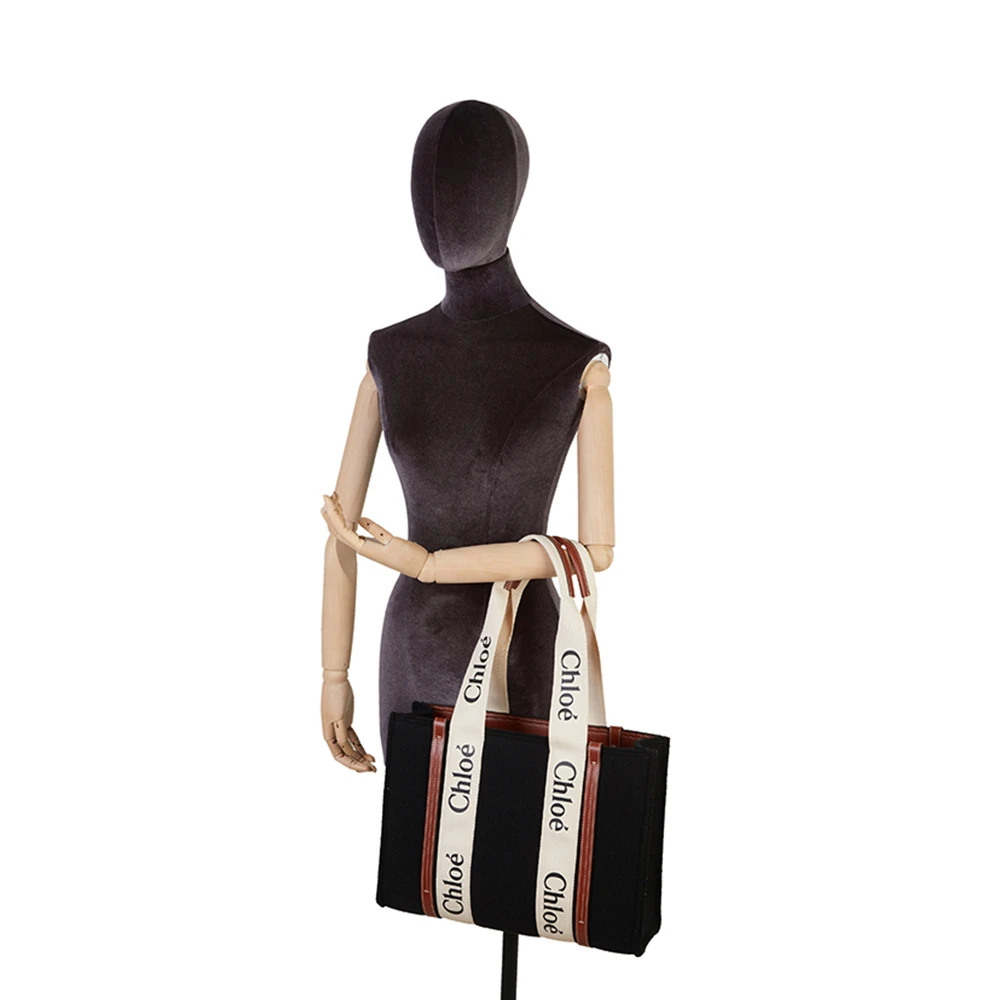 CHLOE' 女士黑色印花托特包 C22SS383-G64-001 商品