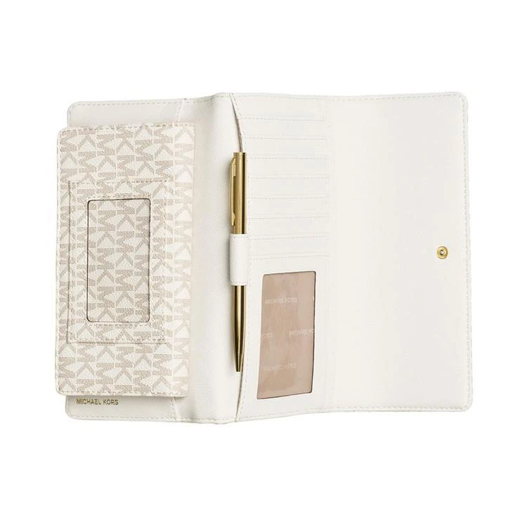 商品Michael Kors|Signature Jet Set Item Checkbook Wallet,价格¥1170,第2张图片详细描述