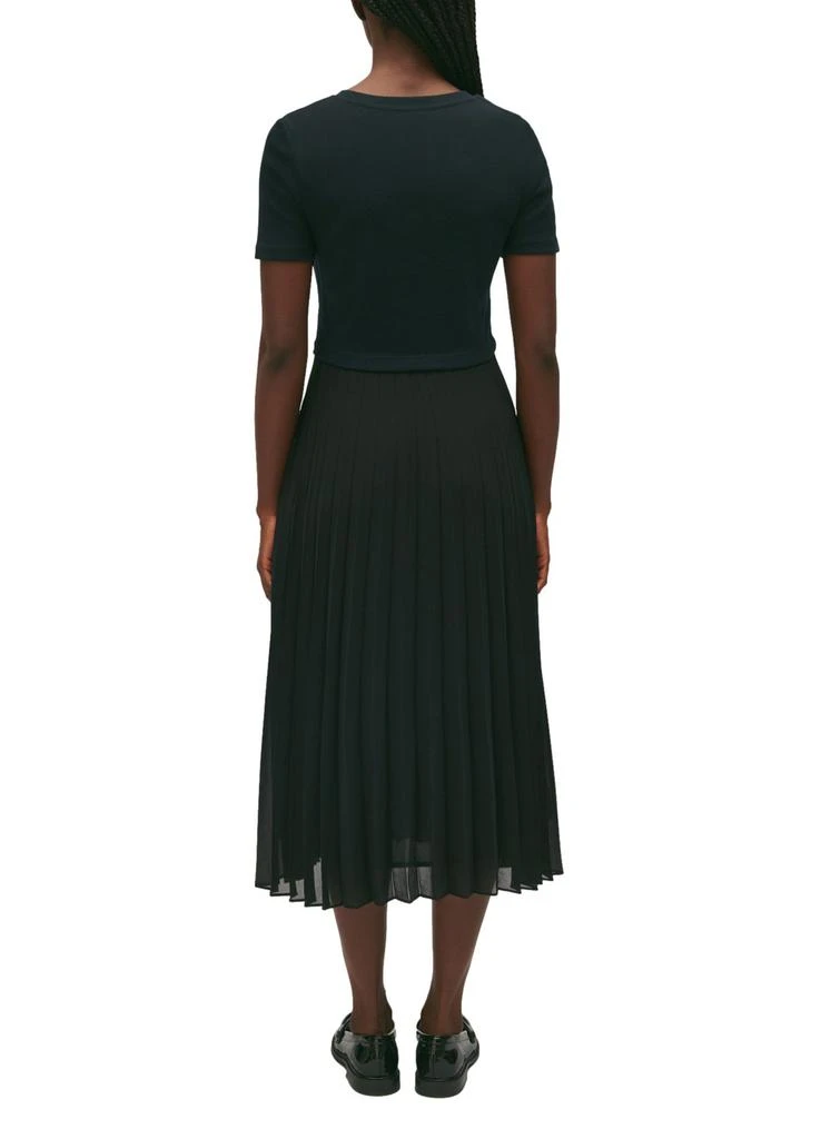 商品Claudie Pierlot|Teli 双面料长款连衣裙,价格¥2364,第3张图片详细描述