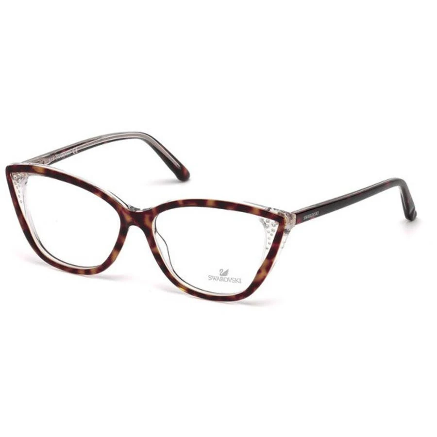 商品Swarovski|Swarovski Ladies Tortoise Round Eyeglass Frames SK518305653,价格¥298,第1张图片