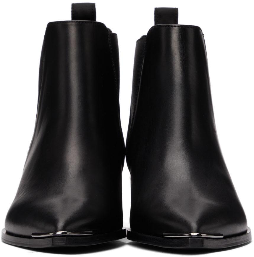 Black Jensen Chelsea Boots商品第2张图片规格展示