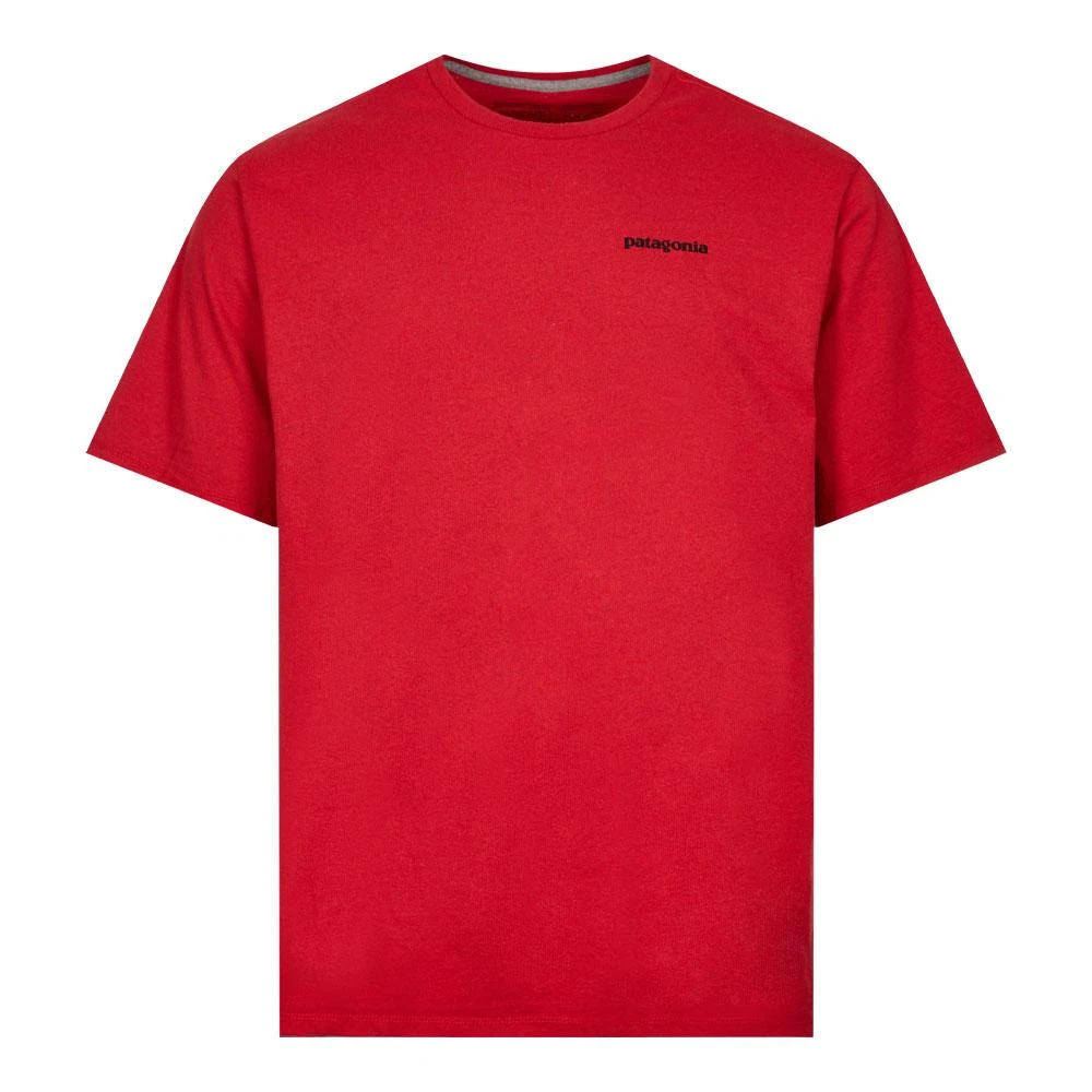 商品Patagonia|Patagonia P6 Logo T-Shirt - Touring Red,价格¥217,第1张图片