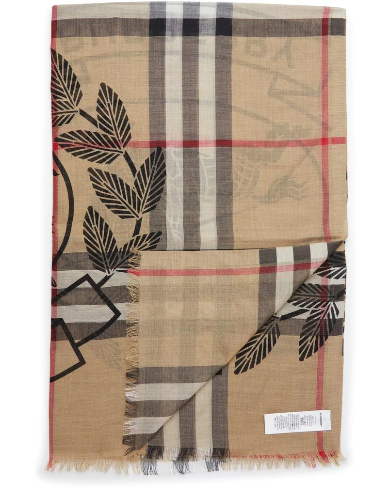 商品Burberry|Check 格纹围巾,价格¥4174,第2张图片详细描述